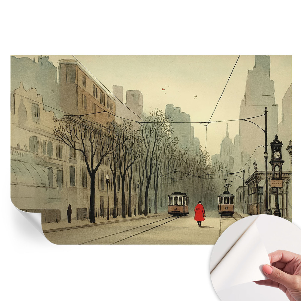 Papier peint photo autocollant pour la chambre symétrie urbaine
