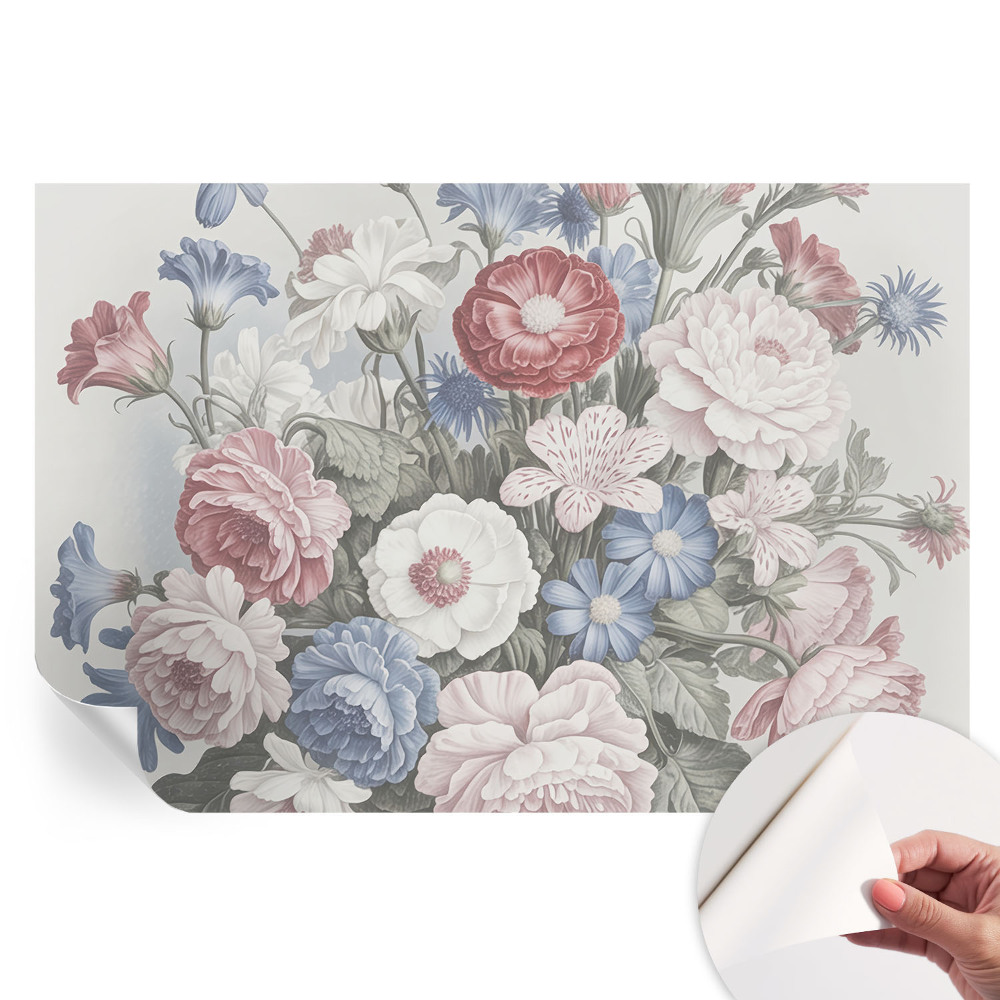 Papier peint photo autocollant Bouquet coloré