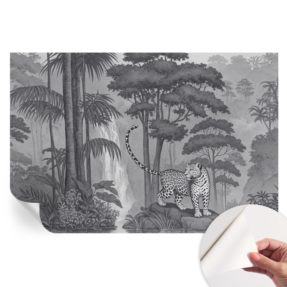 Papier peint photo autocollant pour la chambre jungle tropicale