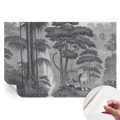 Papier peint photo autocollant pour la chambre jungle tropicale