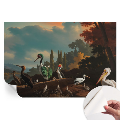 Papier peint photographique autocollant Oiseaux pittoresques