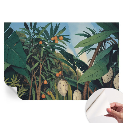 Papier peint photographique autocollant jungle tropicale