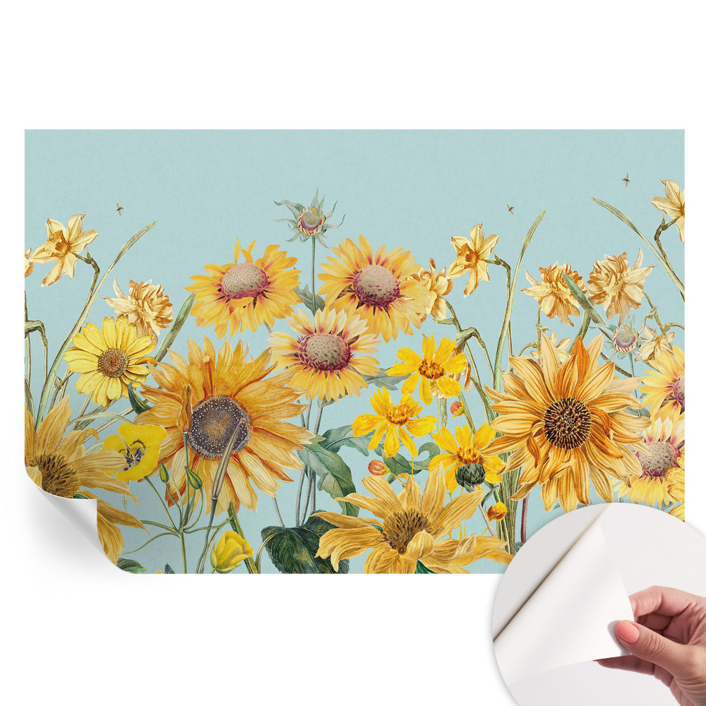 Papier peint photo autocollant pour la chambre jardin d'été
