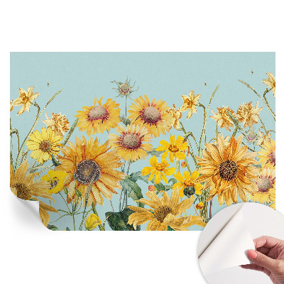 Papier peint photo autocollant pour la chambre jardin d'été