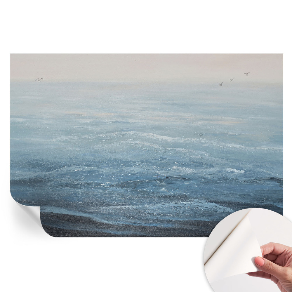 Fresque murale autocollante La mer est calme.