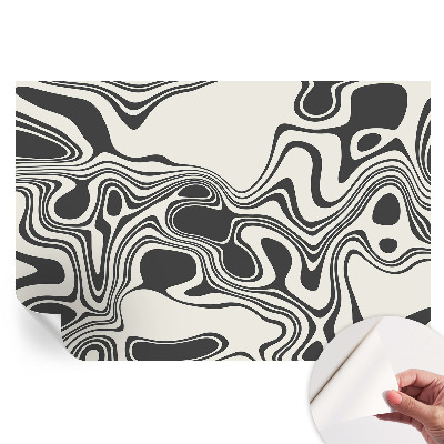 Papier peint photo autocollant pour la chambre Lignes dynamiques