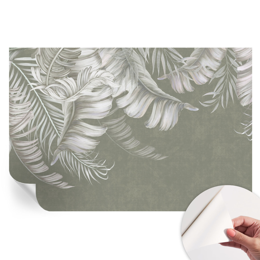 Papier peint photographique autocollant Feuilles délicates