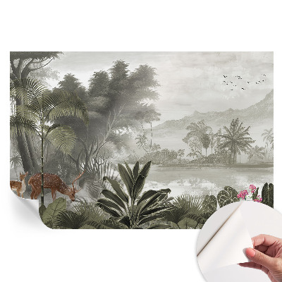 Papier peint photographique autocollant oasis tropicale