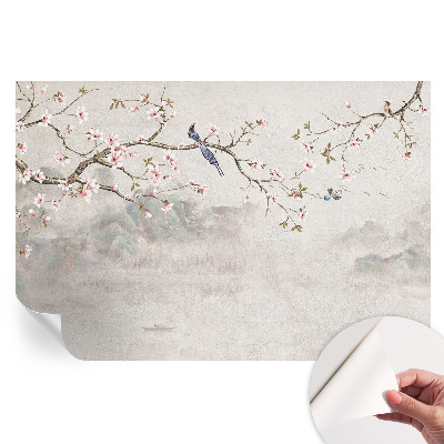 Papier peint photo autocollant pour la chambre paysage oriental