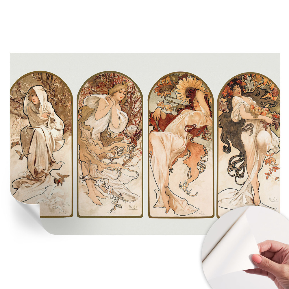 Papier peint autocollant pour le salon pores des femmes