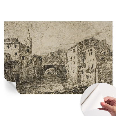 Papier peint photo autocollant pour la chambre Panorama de la ville