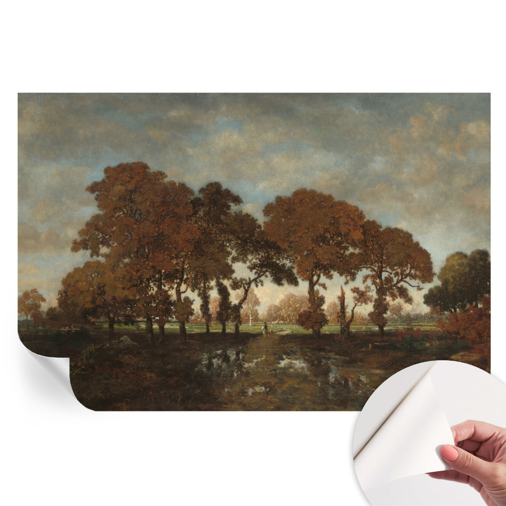 Papier peint autocollant pour salon motif paysage idyllique