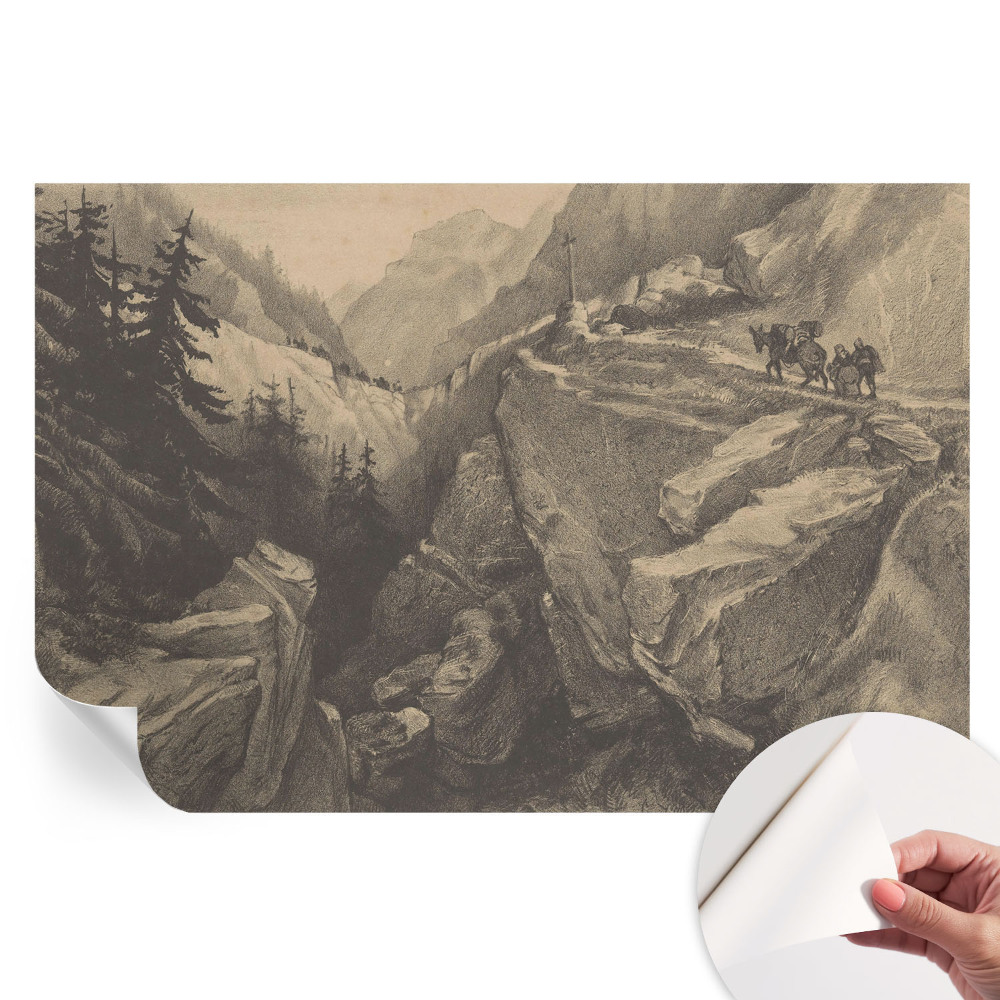 Papier peint photo autocollant Montagnes pittoresques pour chambre