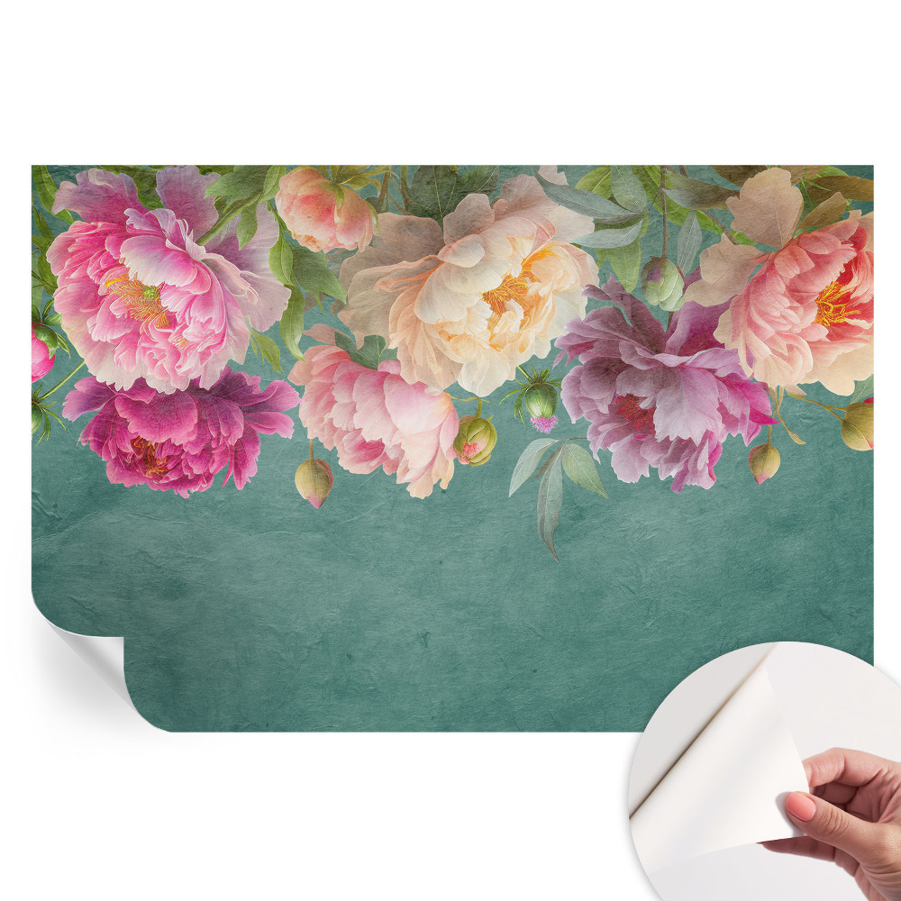 Papier peint autocollant pour le salon élégance florale