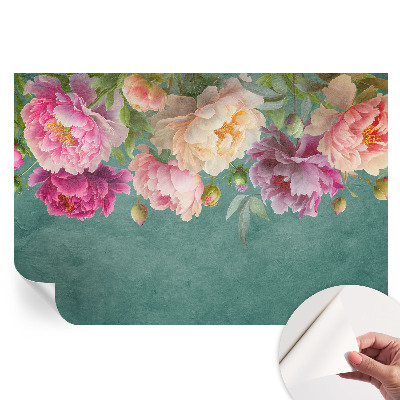 Papier peint autocollant pour le salon élégance florale