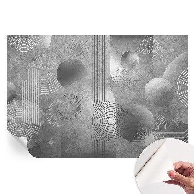 Papier peint photo moderne pour salon élégance abstraite