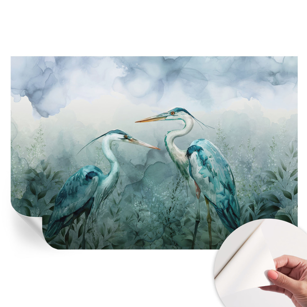 Papier peint photo moderne pour le salon Oiseaux de la nature