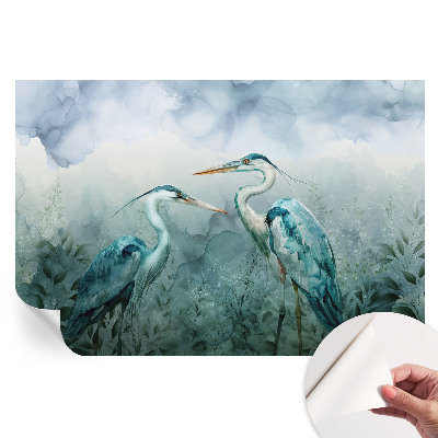 Papier peint photo moderne pour le salon Oiseaux de la nature
