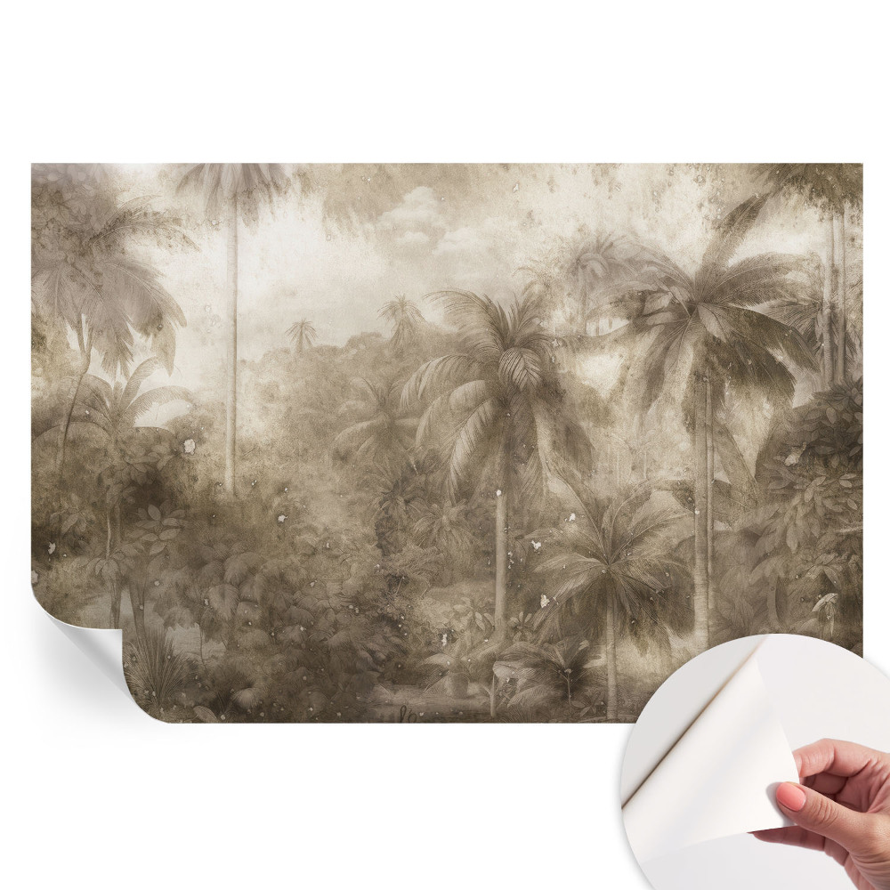 Papier peint autocollant pour le salon Paysage exotique