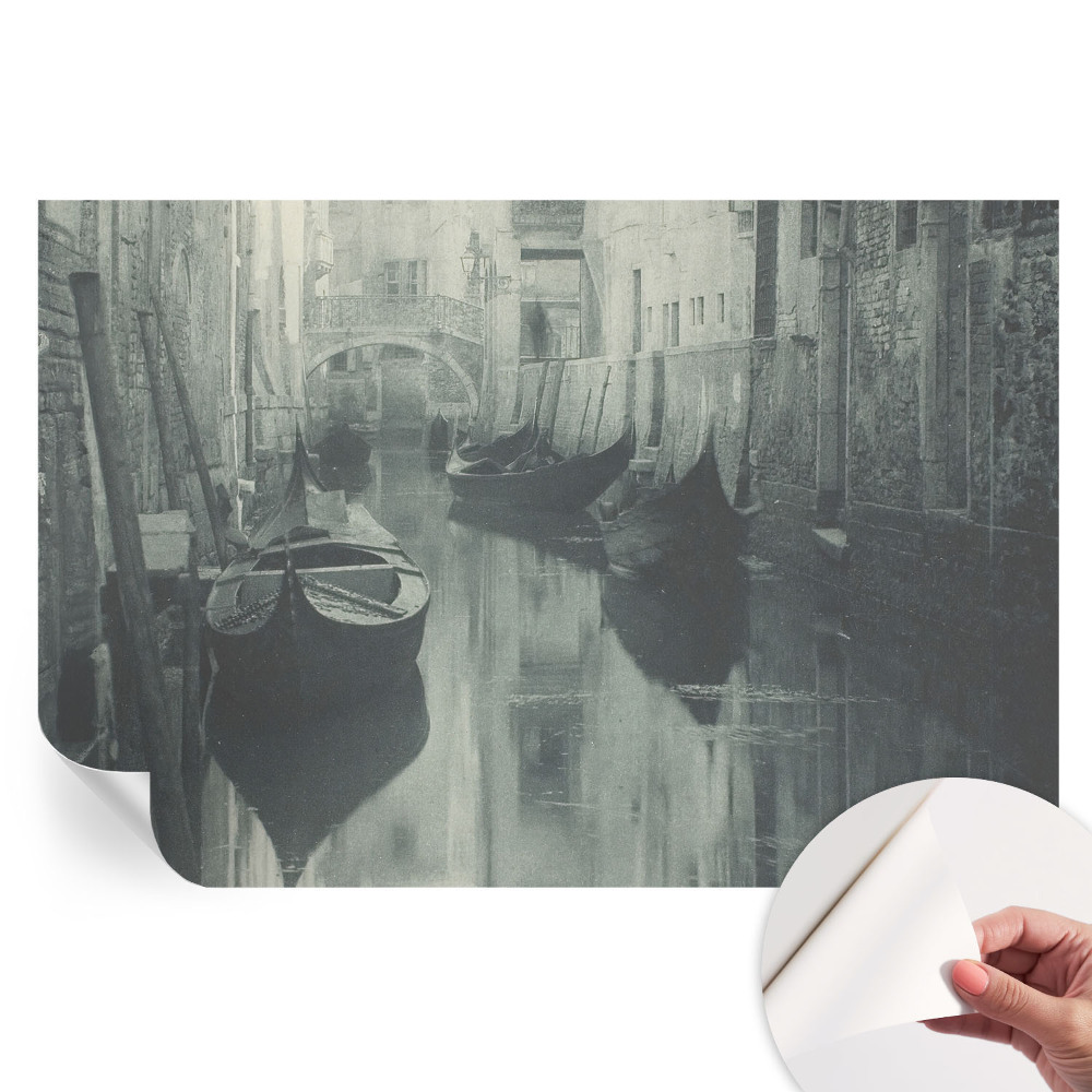 Papier peint autocollant pour le salon Vieux canal