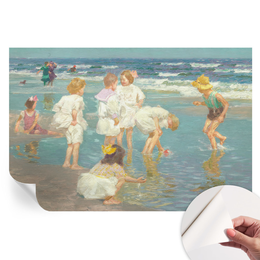 Papier peint photo moderne pour le salon Enfance à la plage