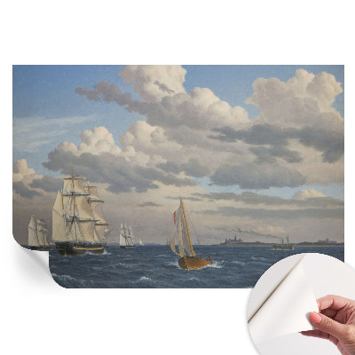 Papier peint photo autocollant pour la chambre aventure en mer