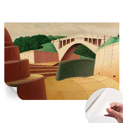 Papier peint photo moderne pour le salon Paysage paisible