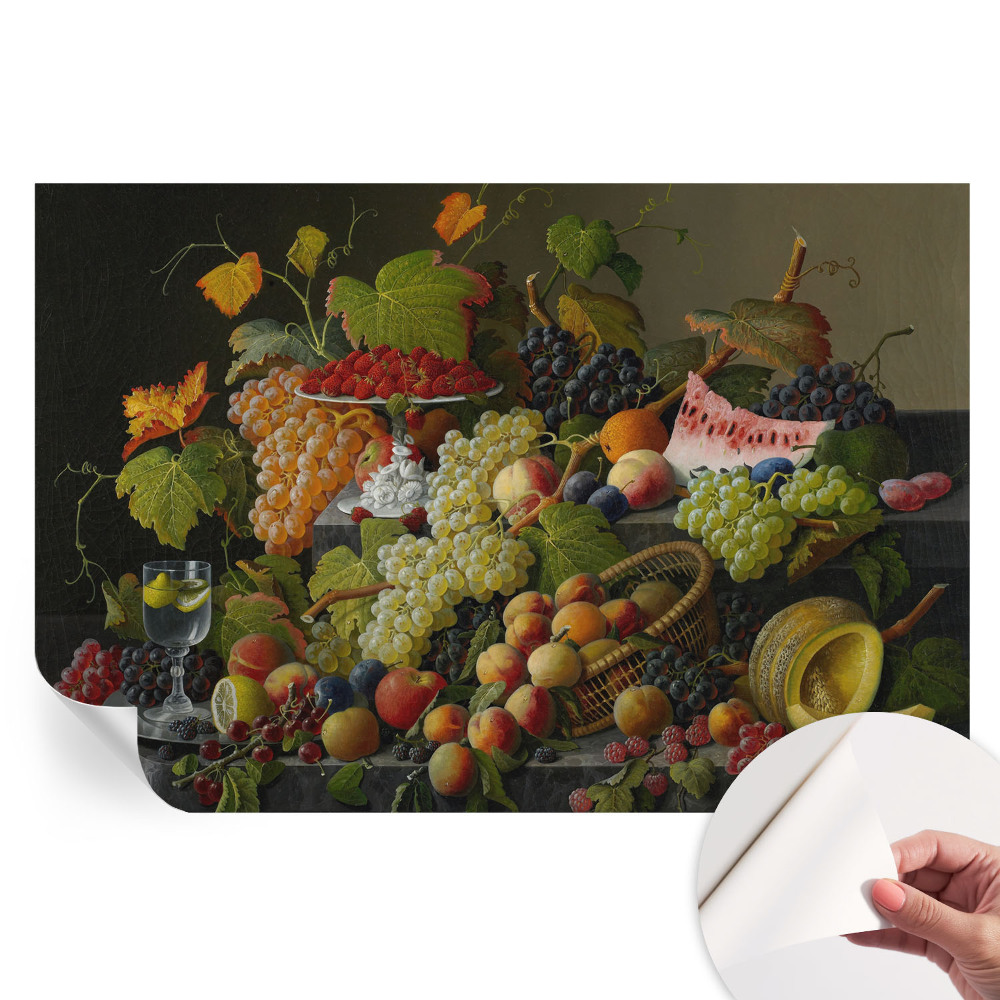 Papier peint photo autocollant Composition de fruits pour chambre