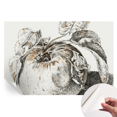 Papier peint autocollant feuilles de pommier pour salon
