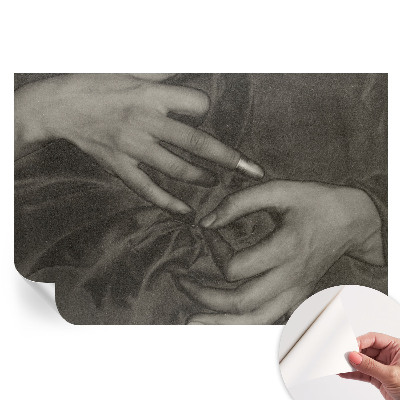 Papier peint photographique autocollant Matériel pour les mains