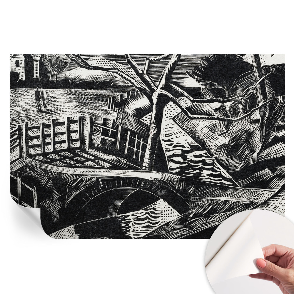 Papier peint photo moderne pour le salon Paysage architectural