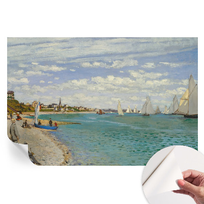 Fresque murale autocollante paysage marin