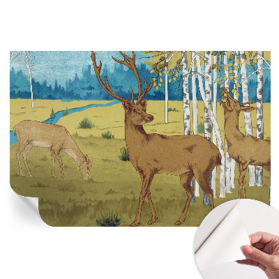 Papier peint photographique autocollant Harmonie forestière