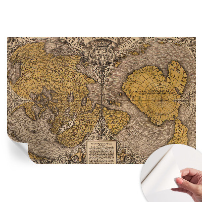 Papier peint photographique autocollant cartographie historique