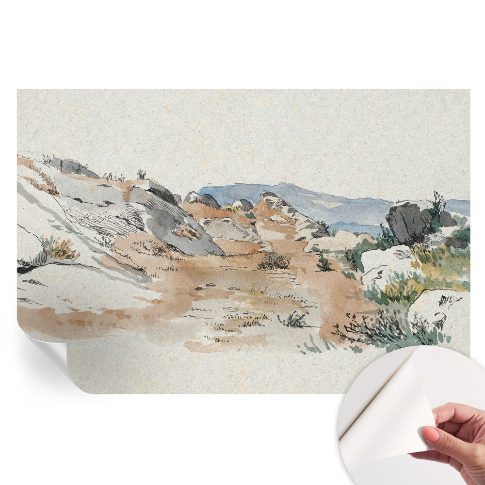 Papier peint photo autocollant paysage rocheux