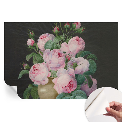 Papier peint photographique autocollant élégance florale
