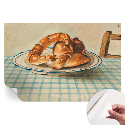 Papier peint autocollant pour le salon pâtisseries maison