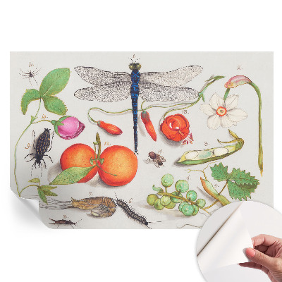 Papier peint photo autocollant pour la chambre Illustration de la nature