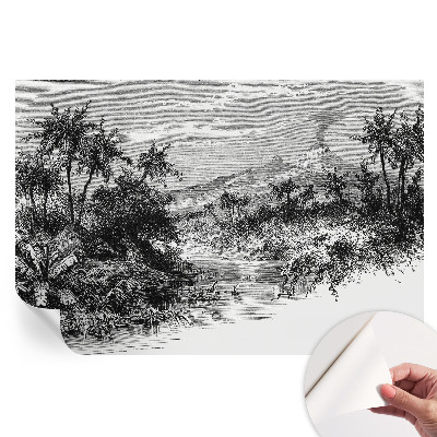 Papier peint photographique autocollant Panorama exotique