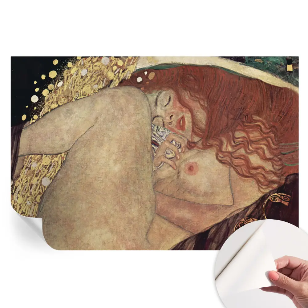 Papier peint photo autocollant pour chambre motif acte sensuel