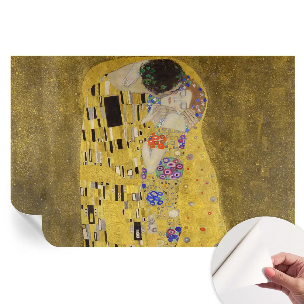 Papier peint autocollant Couple Art Nouveau pour salon