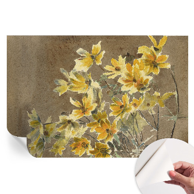 Papier peint photo autocollant pour la chambre Bouquet ensoleillé