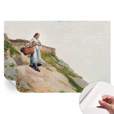 Papier peint photo moderne pour le salon Paysage féminin