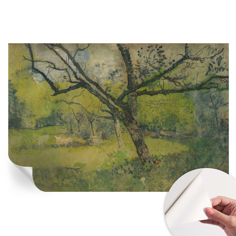 Papier peint autocollant pour le salon paysage vert