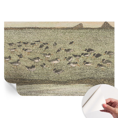Fresque murale autocollante La paix des oiseaux