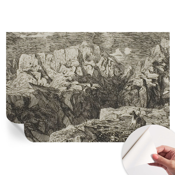 Papier peint photographique autocollant paysages de montagne