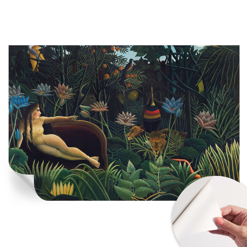 Papier peint autocollant pour le salon jungle exotique