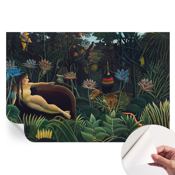 Papier peint autocollant pour le salon jungle exotique