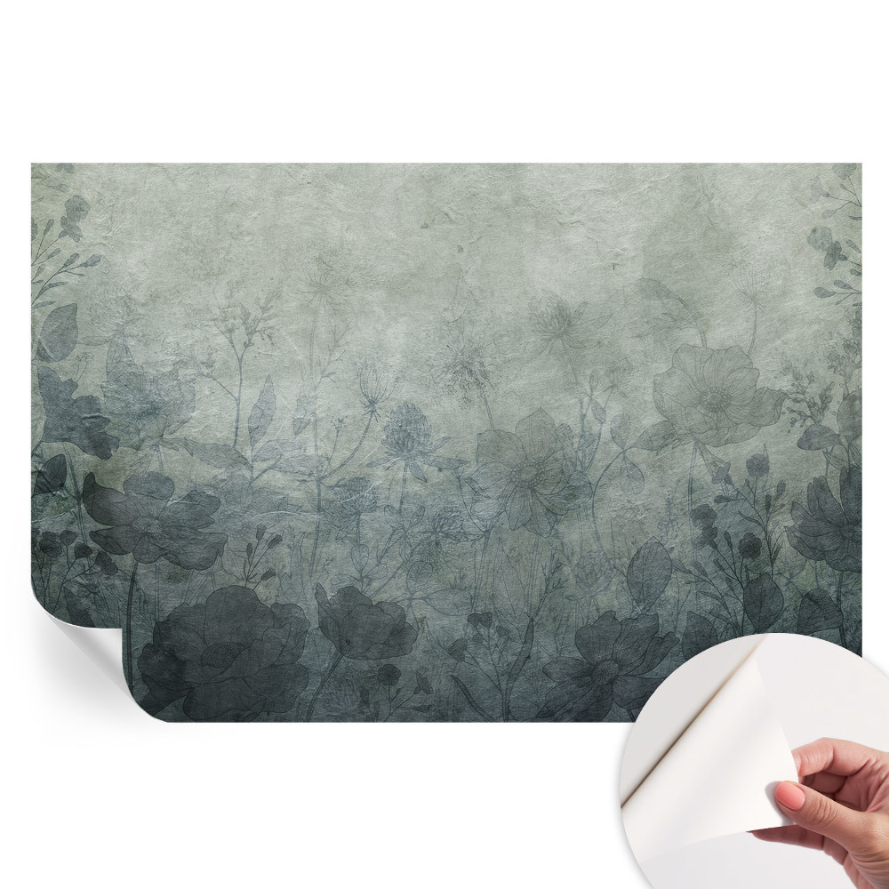 Papier peint photo autocollant pour la chambre Élégance végétale