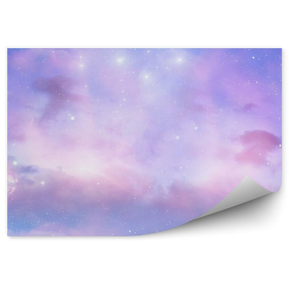 Papier peint Pastel abstrait Vue du ciel Étoiles Fumée